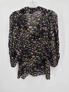 Pre-Owned Ganni Black Size 42/8 Blouse | True Fashionistas.