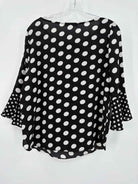 Pre-Owned Green Envelope Black Size Large Blouse | True Fashionistas.