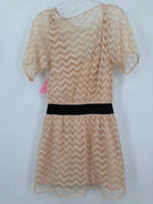 Pre-Owned Milly Ivory Size 4 Short Short Sleeve Dress | True Fashionistas.