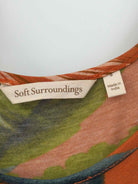 Pre-Owned Soft Surroundings Tan Size Small Long Sleeveless Dress | True Fashionistas.