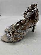 Pre-Owned Hermes Tan Size 39 Strappy Heels | True Fashionistas.