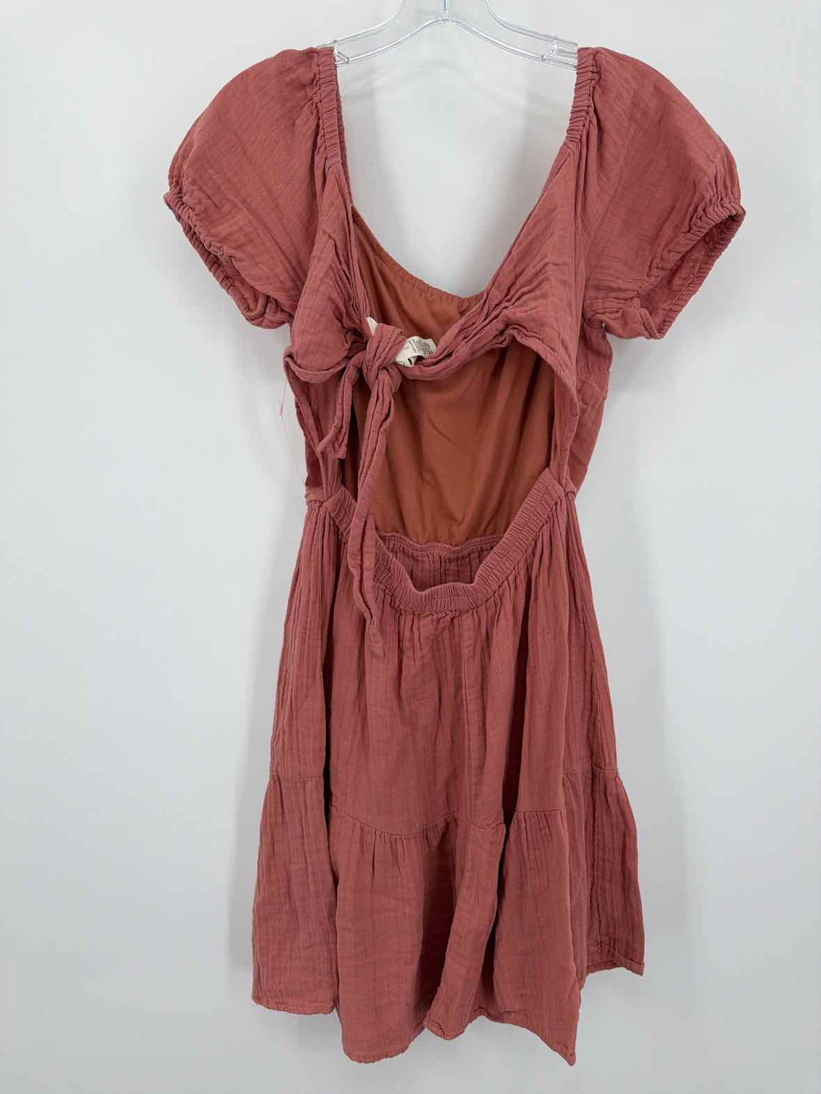 Pre-Owned Jessica Simpson Red Size Large Short Short Sleeve Dress | True Fashionistas.