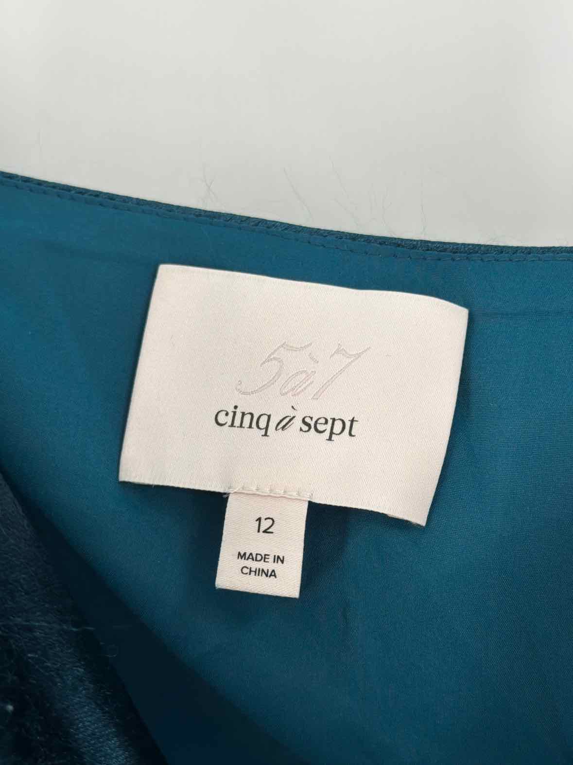 Pre-Owned Cinq a Sept Blue Size 12 Short Sleeveless Dress | True Fashionistas.