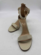 Pre-Owned Gianvito Rossi Ivory Size 5.5 Ankle Heels | True Fashionistas.