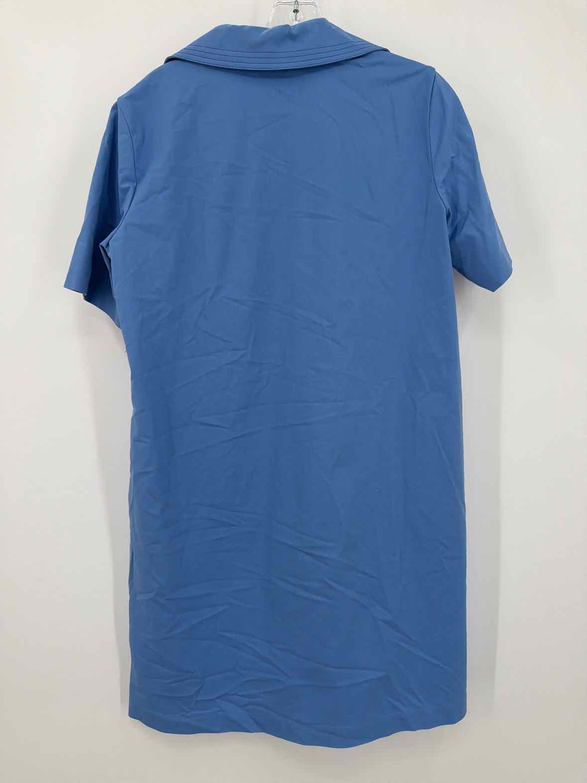 Pre-Owned Lafayette 148 Blue Size Small Short Short Sleeve Dress | True Fashionistas.