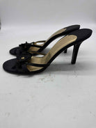 Pre-Owned Chanel Black Size 9.5 Mule Heels | True Fashionistas.