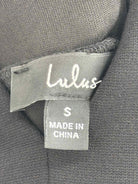 Pre-Owned Lulu's Black Size Small Short Sleeveless Dress | True Fashionistas.