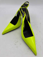 Pre-Owned Yves Saint Laurent Yellow Size 37 Slingback Heels | True Fashionistas.