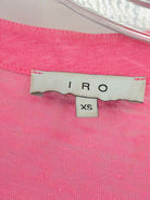 Pre-Owned IRO Pink Size XS Blouse | True Fashionistas.