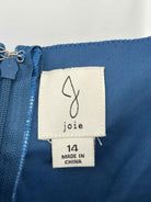 Pre-Owned Joie Blue Size 14 Long Sleeveless Dress | True Fashionistas.
