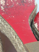 Pre-Owned Christian Louboutin Grey Size 6 Wedge Heels | True Fashionistas.