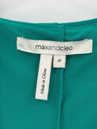 Pre-Owned Max & Cleo Green Size Medium Short Sleeveless Dress | True Fashionistas.