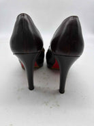 Pre-Owned Christian Louboutin Black Size 7.5 Mary Jane Heels | True Fashionistas.
