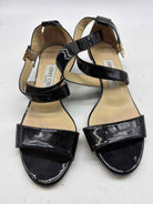 Pre-Owned Jimmy Choo Black Size 36 Wedge Heels | True Fashionistas.