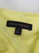 Pre-Owned Banana Republic Yellow Size 2 Short Sleeveless Dress | True Fashionistas.
