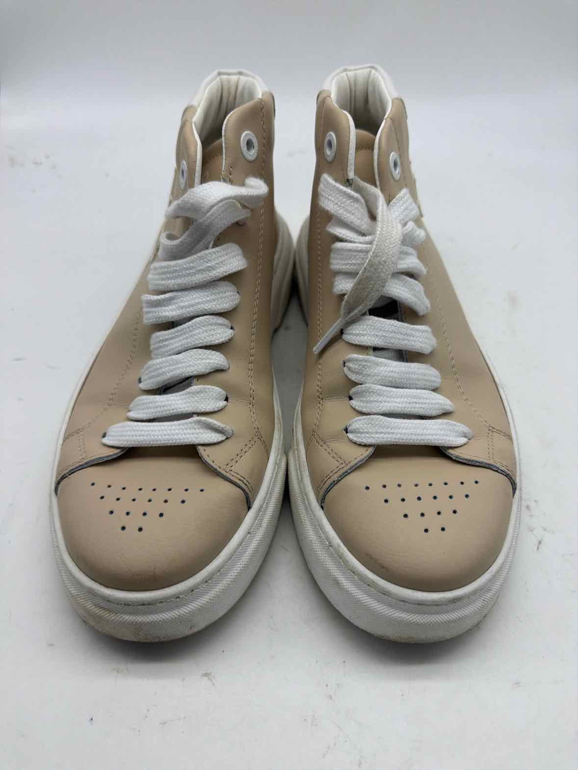 Pre-Owned Valentino By Mario Valentino Tan Size 9 High Top Athletic Shoes | True Fashionistas.