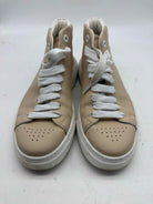 Pre-Owned Valentino By Mario Valentino Tan Size 9 High Top Athletic Shoes | True Fashionistas.