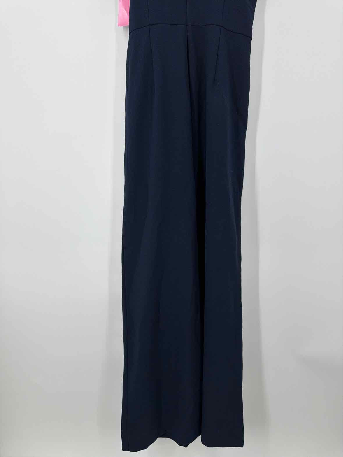 Pre-Owned Julia Jordan Navy Size 6 Sleeveless Jumpsuit | True Fashionistas.