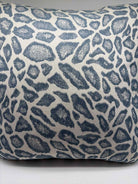 PiuBelle Blue & Ivory Animal Print Pillow | True Fashionistas.