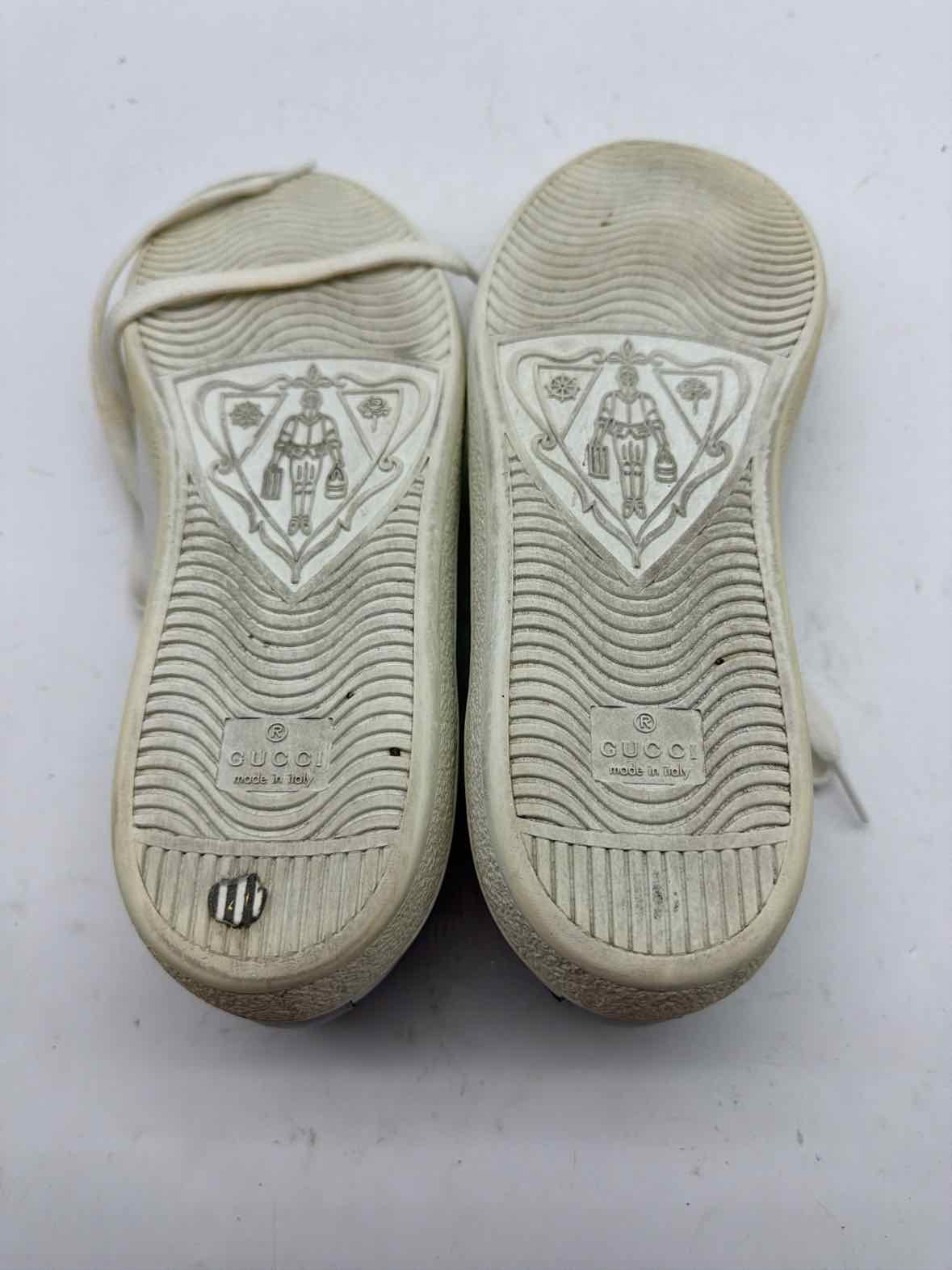 Pre-Owned Gucci White Size 11 Fashion Sneaker Athletic Shoes | True Fashionistas.