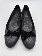 Pre-Owned Salvatore Ferragamo Black Size 9 Slip On Flats | True Fashionistas.