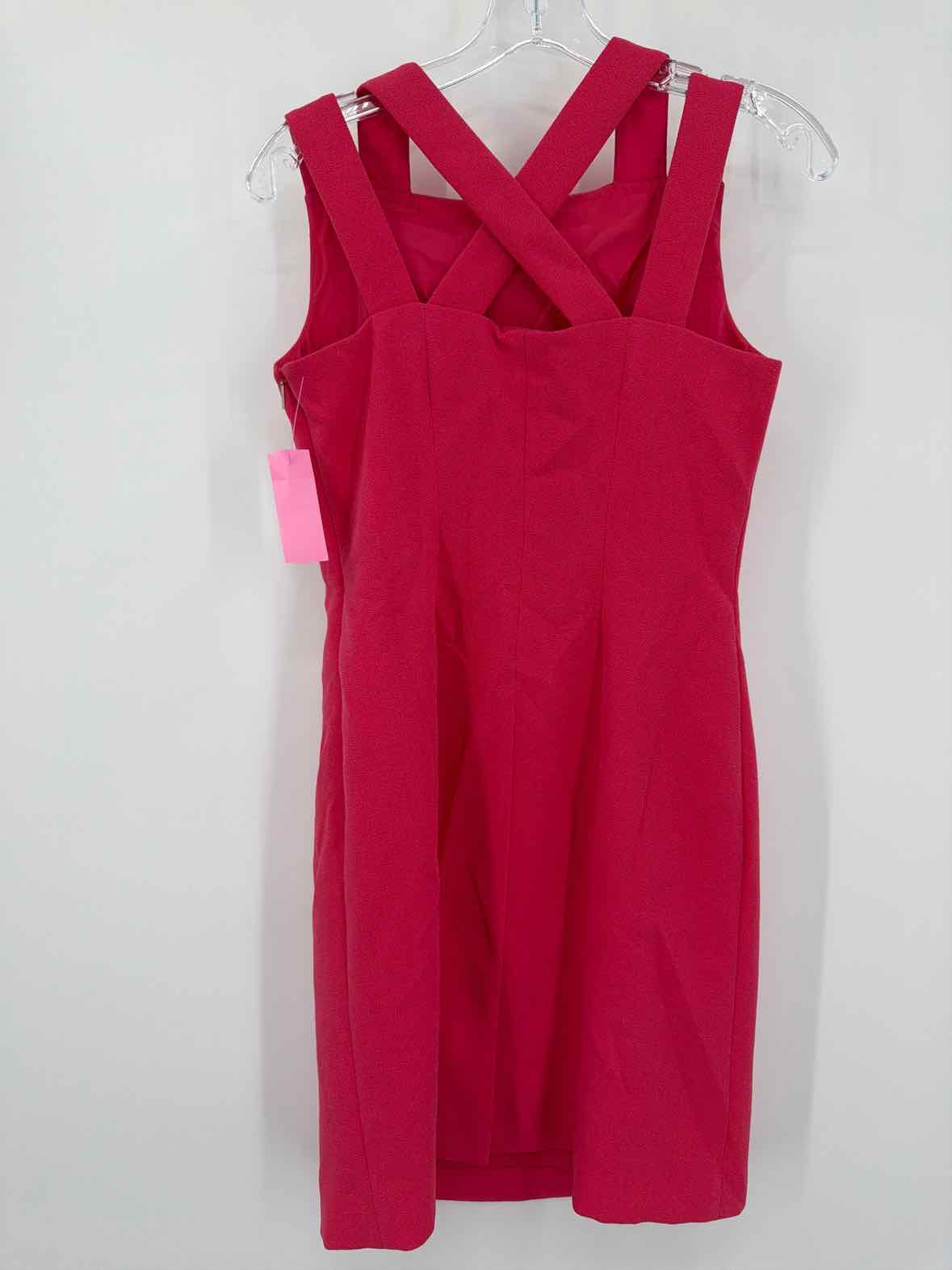 Pre-Owned Boss Pink Size 6 Short Sleeveless Dress | True Fashionistas.