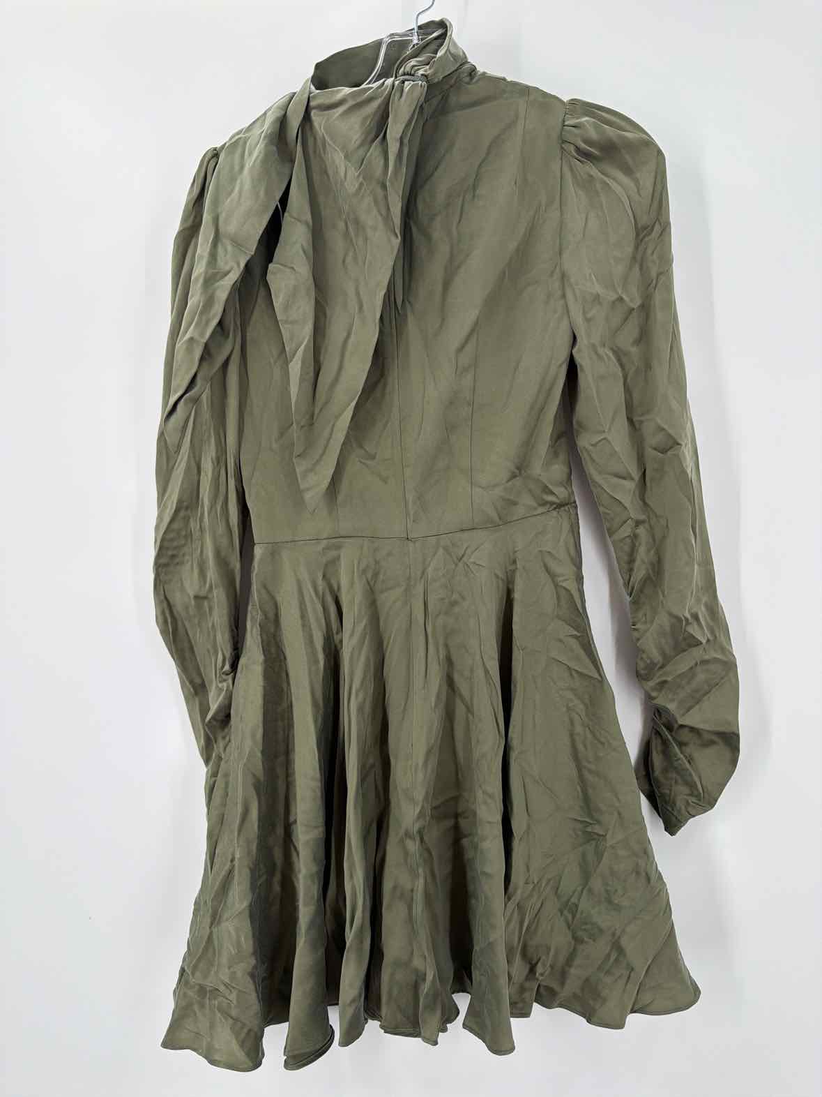 Pre-Owned Zimmermann Green Size 0 Short Long Sleeve Dress | True Fashionistas.