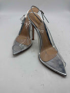 Pre-Owned Gianvito Rossi Clear Size 39 Slingback Heels | True Fashionistas.