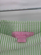 Pre-Owned Lilly Pulitzer Green Size 00 Seersucker Stripe Skort | True Fashionistas.