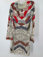 Pre-Owned Etro White Size 48 Short Long Sleeve Dress | True Fashionistas.