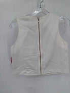 Pre-Owned Marchesa Notte White Size 6 Cropped Tank Top | True Fashionistas.