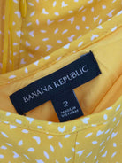 Pre-Owned Banana Republic Yellow Size 2 Short Sleeveless Dress | True Fashionistas.