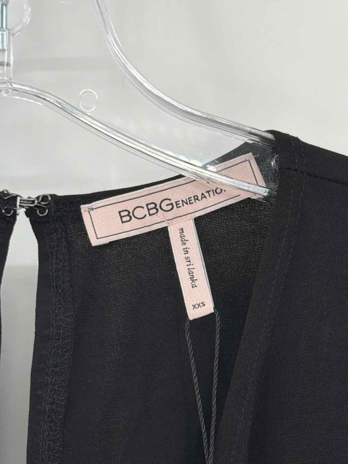 Pre-Owned BCBG Generation Black Size XXS Sleeveless Romper | True Fashionistas.