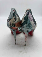 Pre-Owned Christian Louboutin Blue Size 9 Iriza 100 d'Orsay Pump Heels | True Fashionistas.