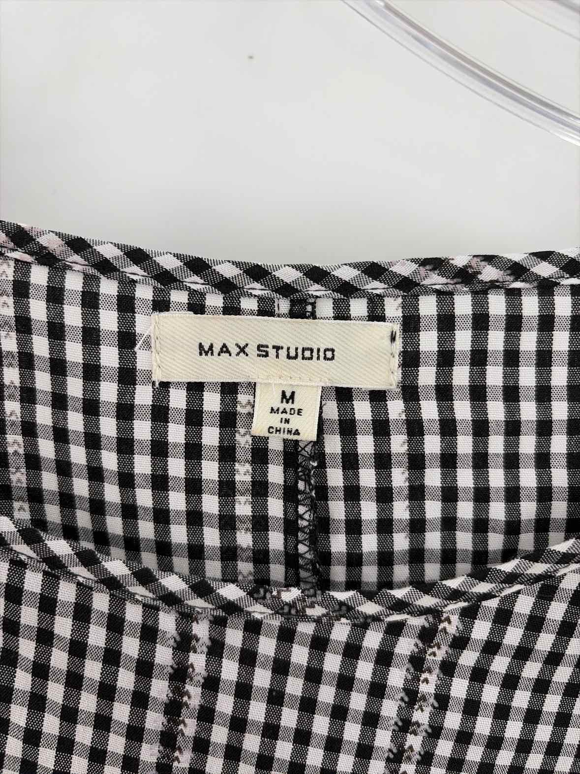 Pre-Owned Max Studio Black Size Medium Long Sleeve Blouse | True Fashionistas.