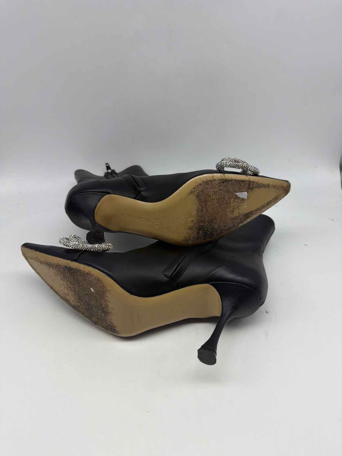 Pre-Owned Mach & Mach Black Size 36.5 Ankle Boot Boots | True Fashionistas.