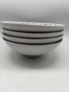 Set of 4 Pottery Barn Salad Bowls w/Quote | True Fashionistas.