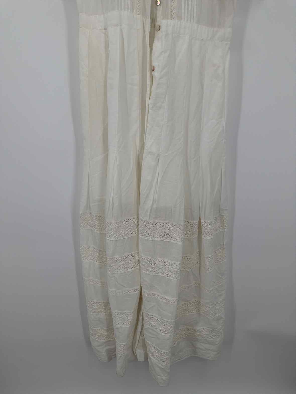 Pre-Owned Love Shack Fancy White Size XS Long Short Sleeve Dress | True Fashionistas.