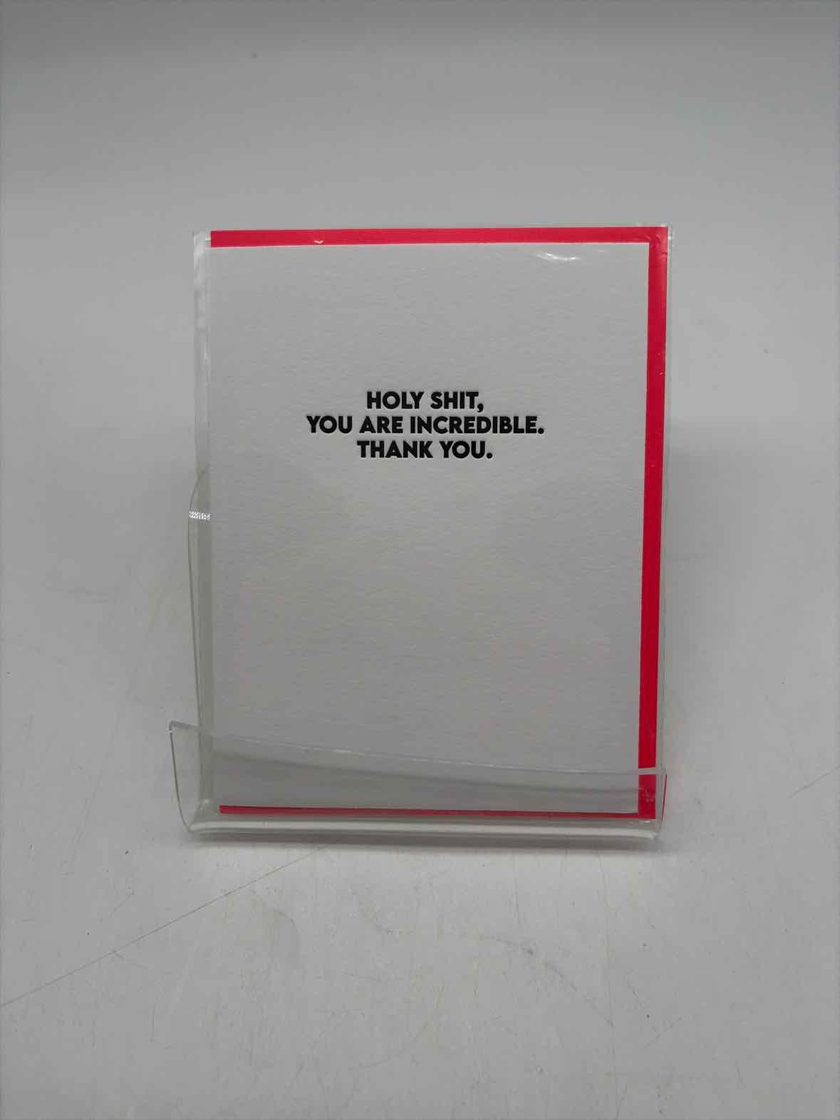 Holy S*#$ You are Incredible Greeting Card | True Fashionistas.