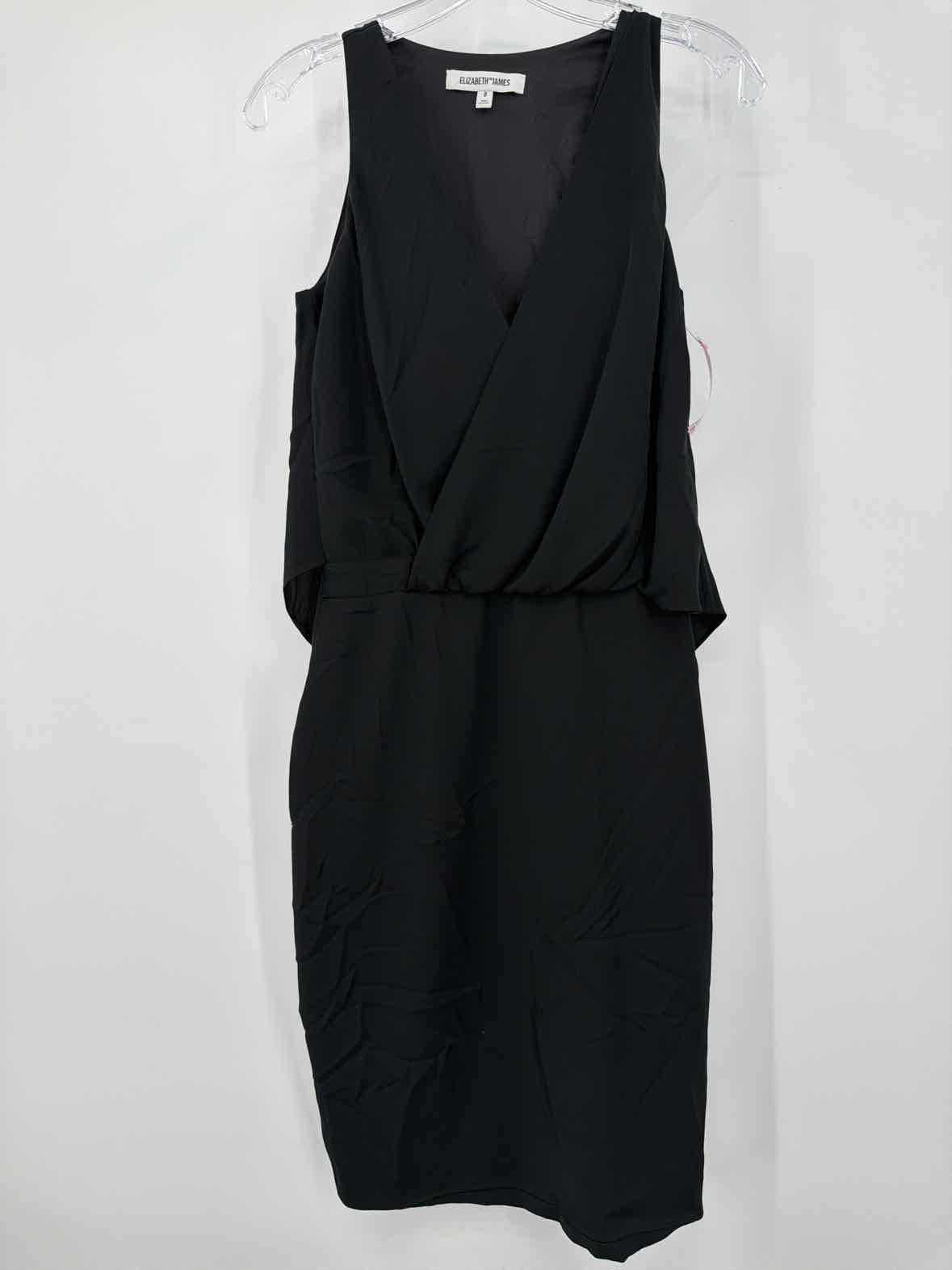 Pre-Owned Elizabeth and James Black Size 0 Short Sleeveless Dress | True Fashionistas.