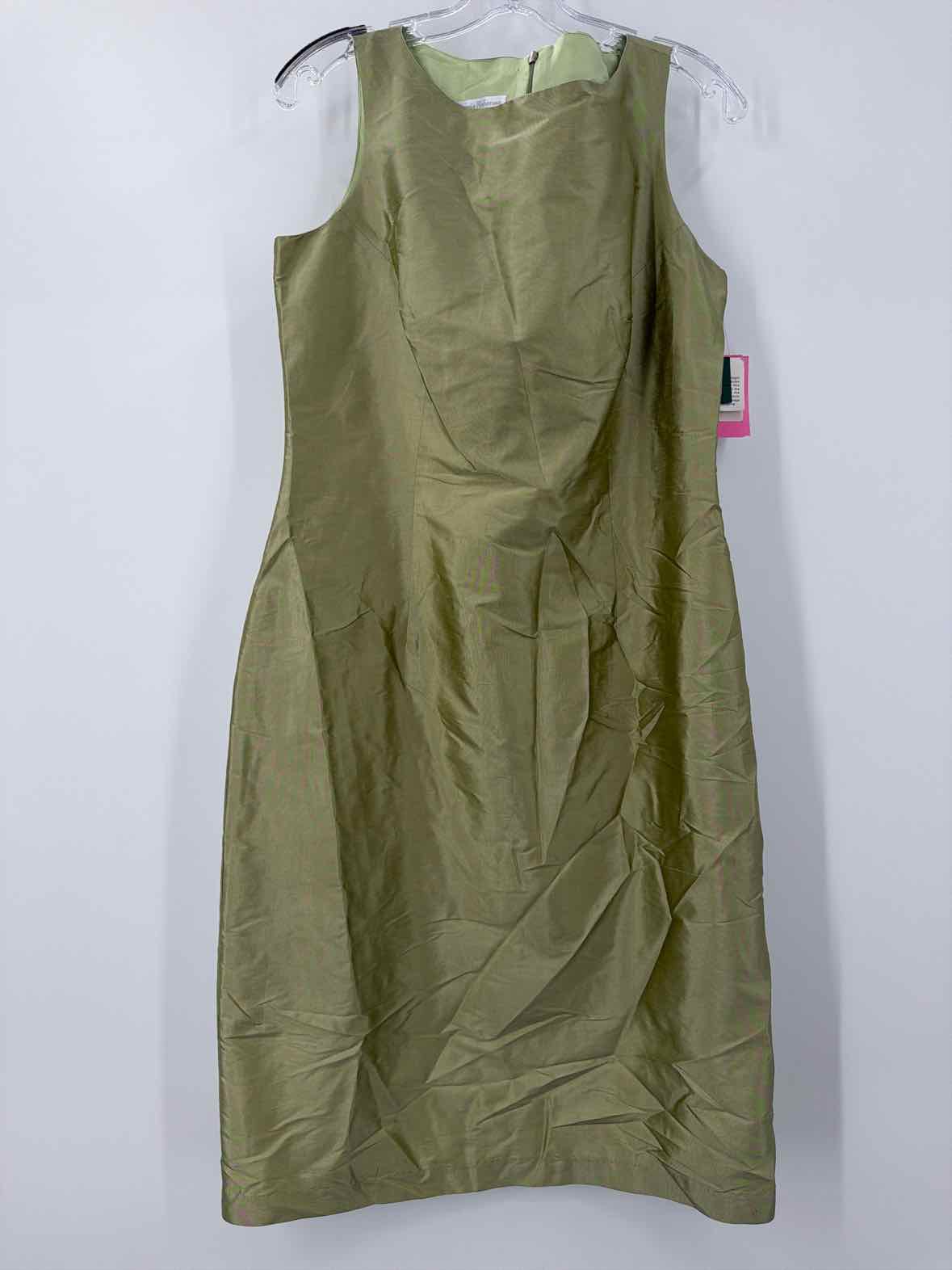 Pre-Owned Connie Roberson Green Size 10 Short Sleeveless Dress | True Fashionistas.