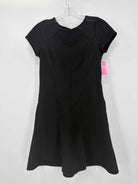 Pre-Owned Ann Taylor Black Size 0 Short Short Sleeve Dress | True Fashionistas.