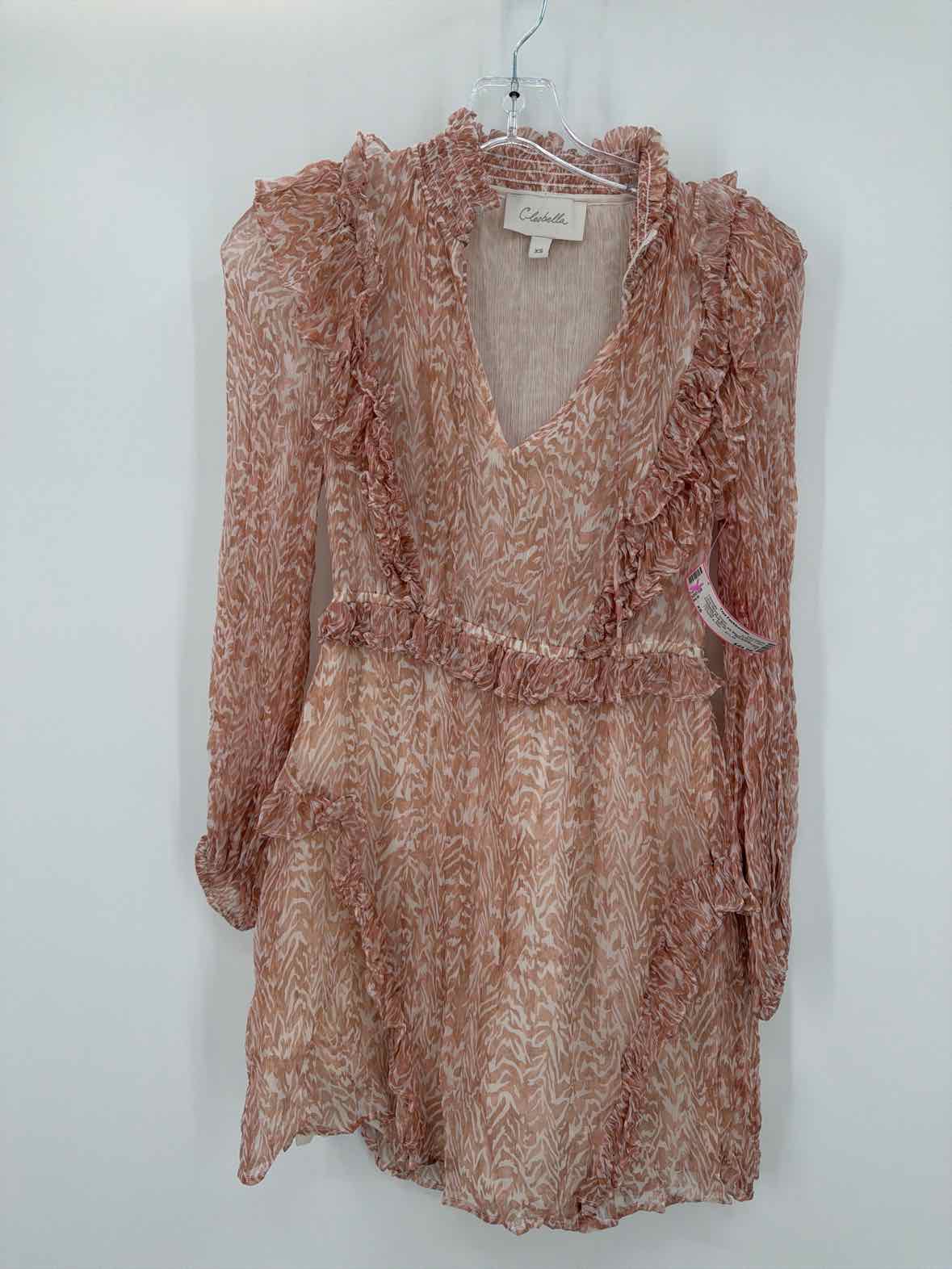 Pre-Owned Cleobella Pink Size XS Short Long Sleeve Dress | True Fashionistas.