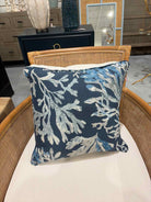 Blue Coral  Pillow | True Fashionistas.