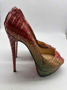 Pre-Owned Christian Louboutin Red Size 9.5 Stiletto Heels | True Fashionistas.