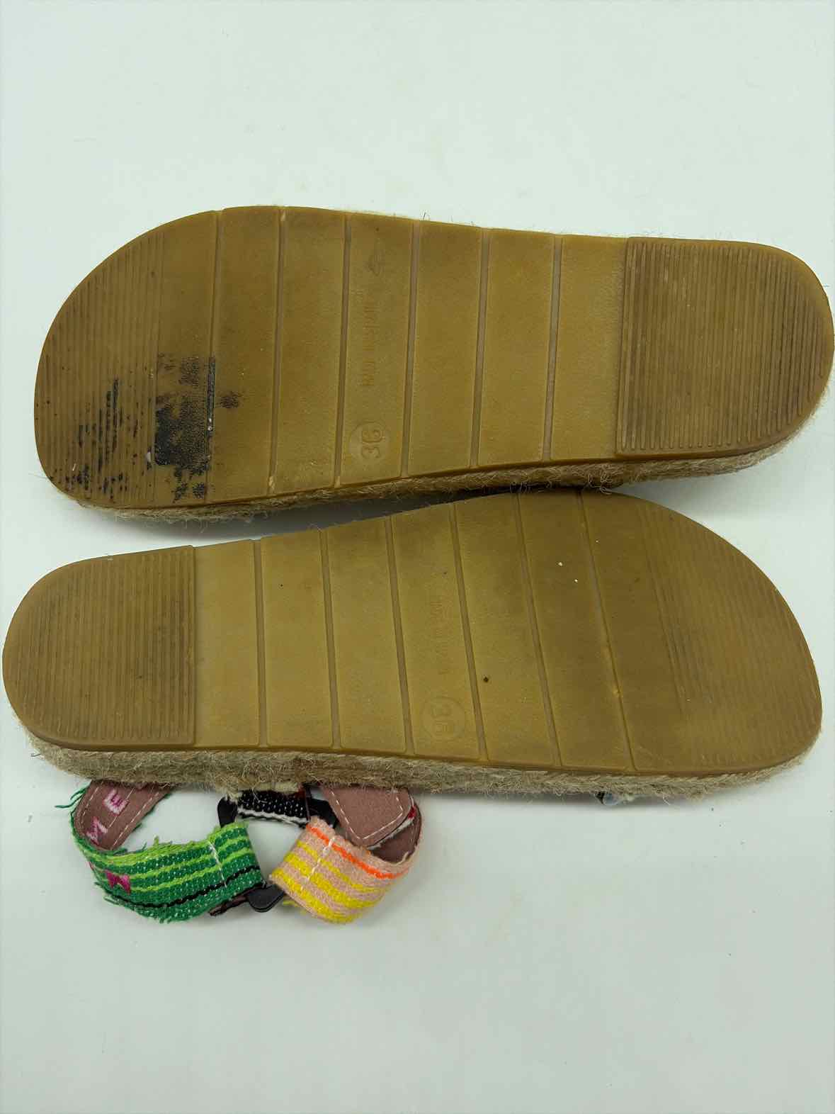 Pre-Owned Manebi Ivory Size 36 Strappy Sandals | True Fashionistas.