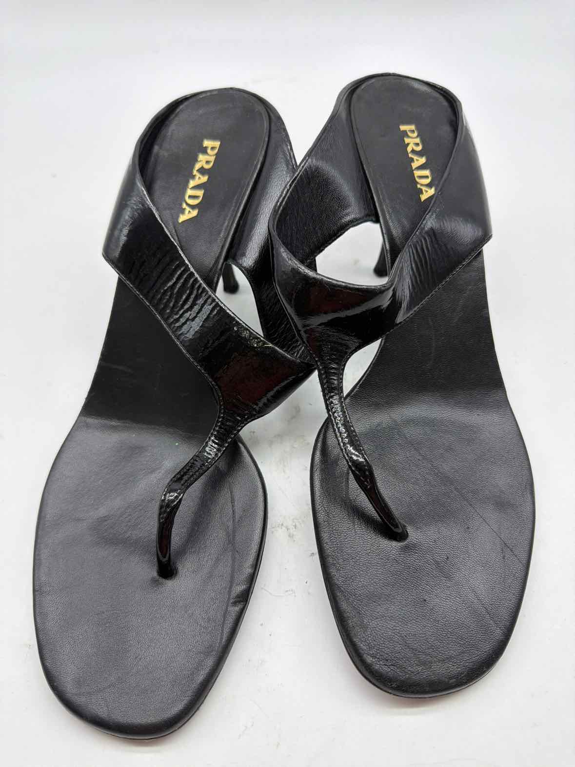 Pre-Owned Prada Black Size 41 Mule Heels | True Fashionistas.