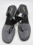 Pre-Owned Prada Black Size 41 Mule Heels | True Fashionistas.