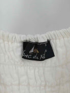Pre-Owned Blanc Du Nil White Size Large Short Sleeveless Dress | True Fashionistas.