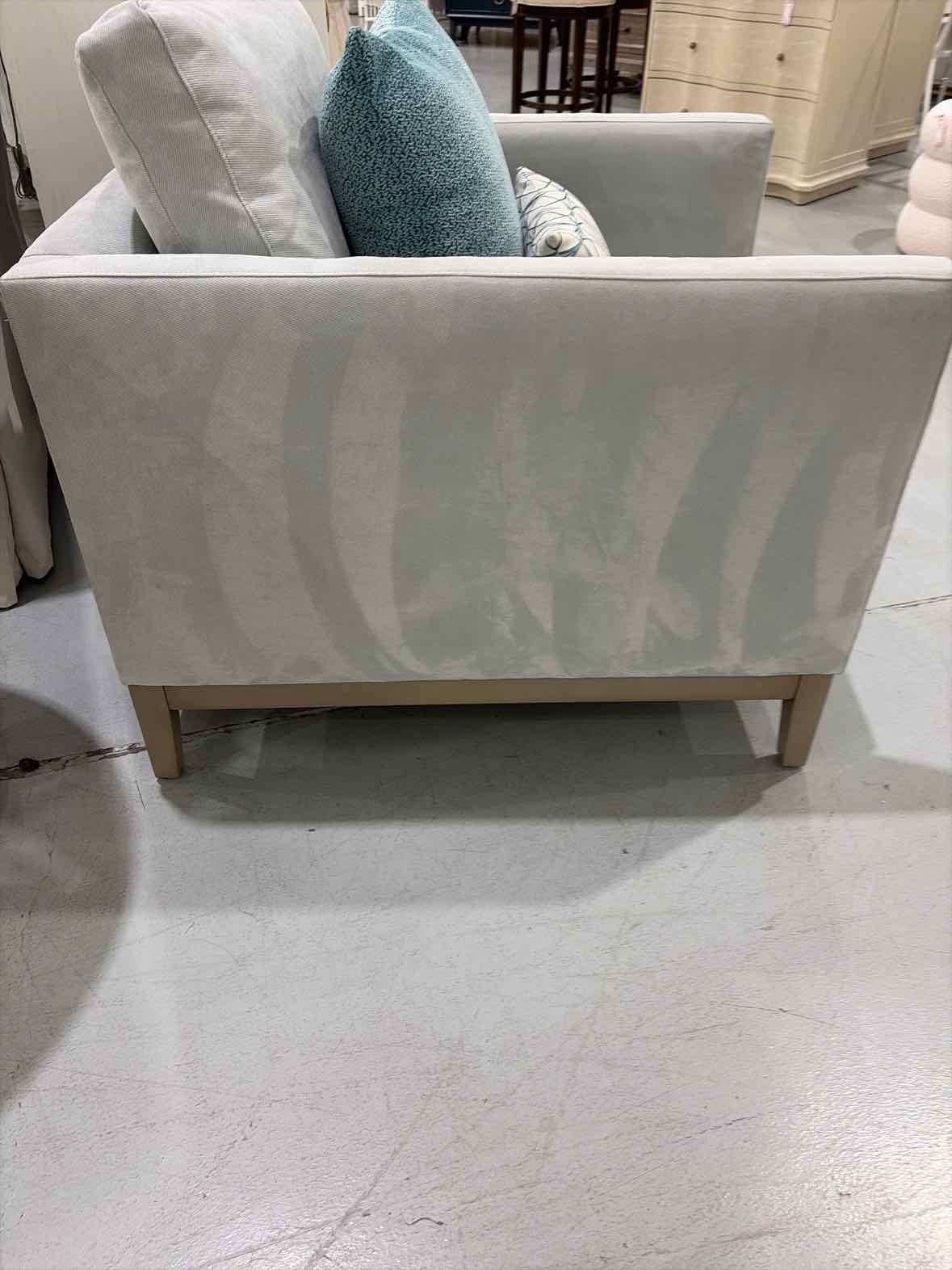 McCreary Modern Blue Fabric Living Room Chair | True Fashionistas.